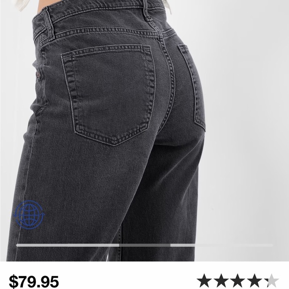 GAP π MID RISE ORGANIC COTTON 90s LOOSE JEANS - Picture 3 of 8